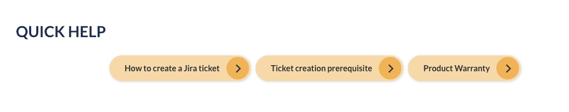 Product Warranty Button